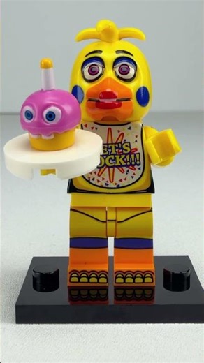 Toy Chica Minifigure Build 🍰 Cute but Dangerous! #fypyoutube