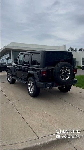 2020 Jeep Wrangler Unlimited Sahara in all black #jeep #jeeplife #jeepwrangler #jeepsahara #black