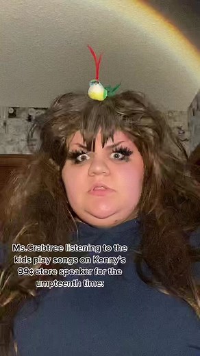 Ms. Crabtree from South Park Listening to Kids Play Songs on Kenny's 99¢ Store Speaker