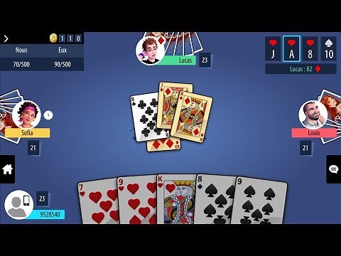 Belote Multijoueur pc gameplay