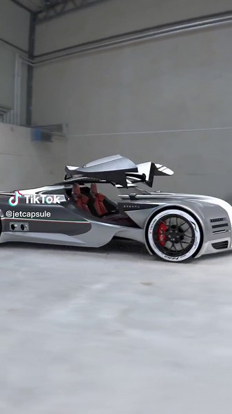 The Ultimate Cyborg Hypercar Unveiled: Jet-Powered Speed Demon