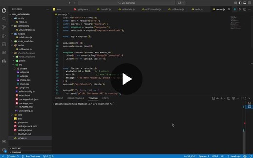 Full-Stack URL Shortener Built with React, Node.js, MongoDB, and Redis | Abhishek Kumar Prasad posted on the topic | LinkedIn
