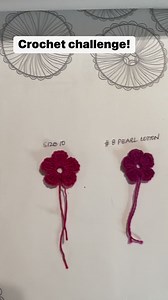 34 reactions · 13 shares | Crochet challenge! #crochet #microcrochet #momshiebrends #crafting #crochetcommunity #crochetallday #reelsfbシ #reelsviralシ #fbreels23 #fbreels #fbreelsvideo #fbreelsfypシ゚viral #contentcreator #contentcreation | Brenda P Ramos | Facebook