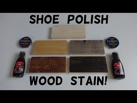 How to Stain Wood with Shoe Polish!