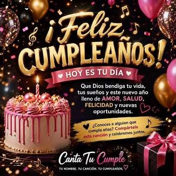 ¡Feliz Cumpleaños! 🎂❤️ | Hoy Es Tu Dia 🎶 | Canta Tu Cumple