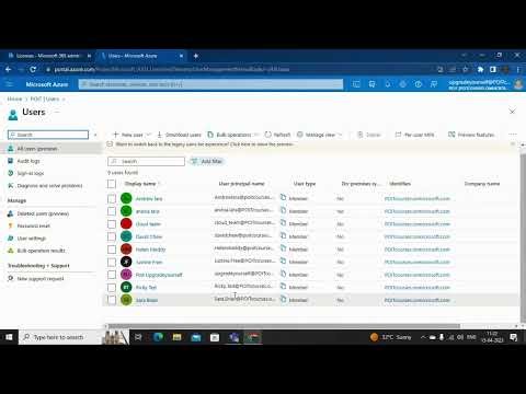 Comparing Office 365 & Azure Active Directory user accounts