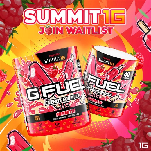 G FUEL And Summit1G Will Launch Energy Drink On December 1st