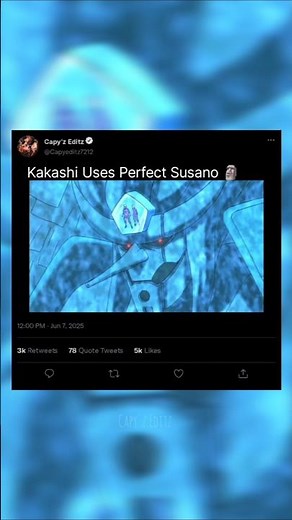 Kakashi Perfect Susanoo 🔥☠️| Naruto Shippuden #anime#shortsfeed#shorts#naruto#kakashi#viral