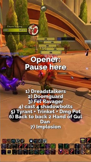 56-sec Demo Lock Guide - Top DPS Rotation Guide 12.0