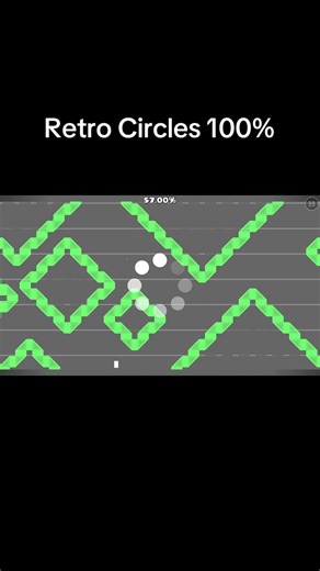 Retro Circles Challenge in Geometry Dash