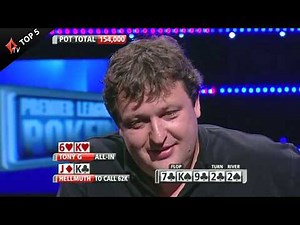 Top 5 Tony G vs Phil Hellmuth Battles | Poker Legends | Live Poker | partypoker