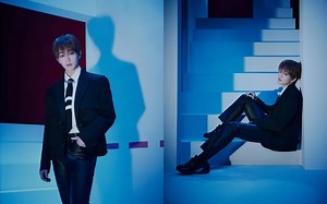 SHINee's Onew surrounds himself in blue light in the new teaser photos for 'DICE'