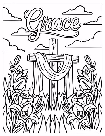 Christian Easter Coloring Pages for Kids: Bible Resurrection Sunday School (20 Pages) - Etsy