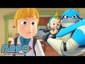 Arpo the Robot | Diseases Outbreak! | FULL EPISODE | Funny Cartoons for Kids | Arpo and Daniel