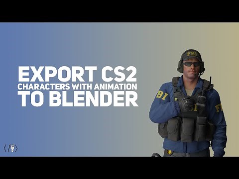 Export CS2 character models to Blender including animations with VRF