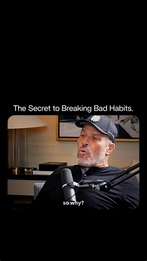 Robbins Code on Instagram: "Tony Robbins explains the psychology of addiction and habit change using a simple cigarette offer as a test. He points out that people who are “trying to quit” often obsess over the timeline (“I’m on Day 4”), which paradoxically keeps them attached to the habit they are trying to break. They are counting the time since they last engaged with their “old self.” The breakthrough moment is when Tony explains that true freedom comes when you forget to count. When the bad h