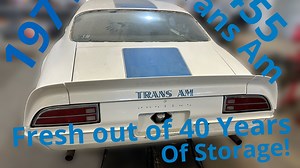 Barn Find! 1971 Pontiac Trans Am! 455 Auto On The Column? Fresh Out Of Storage After 40 Years! - BangShift.com