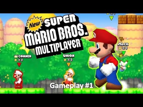 New Super Mario Bros Multiplayer Gameplay #1