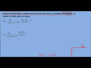 Limits of functions of several variables: solved exercises 01🔝 [2 variables]
