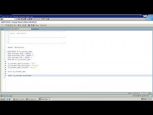 SAP ABAP Declaration of Structures using DATA Keyword