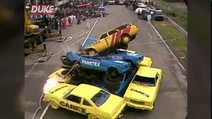 From dropping on to cars, over cars and through buses, this is Stuntmania! Take a look at a selection of spectacular daredevils as they perform at various locations in Europe, risking life and limb on four wheels. Available on Duke download: https://www.dukevideo.com/prd6314ED/Stuntmania-Download | Duke Video