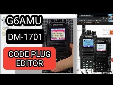 G6AMU- CODE PLUG EDITOR - MD380/DM-1701