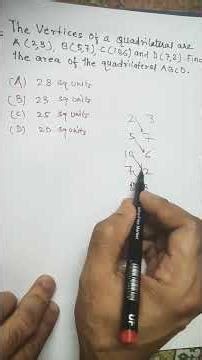 Tricks on coordinate geometry MCQ 🖌️#maths #jnv #cbse #class10th #competetiveexams
