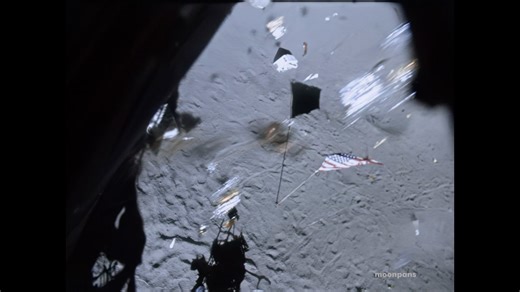 Moonpans.com on Instagram: "Apollo 14 Lunar Liftoff 16mm Footage Upscaled with Audio Lunar liftoff of the Apollo 14 Lunar Module ascent stage from Fra Mauro on Feb 6 1971. 16mm footage recorded through Edgar Mitchell's window upscaled with synchronised mission audio by Moonpans Original Video Source: Apollo Flight Journal #apollo14 #nasa #moonlandings #artemis"