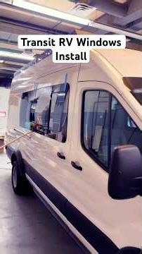 How to CUTOUT and Install Windows On Transit Van😎!