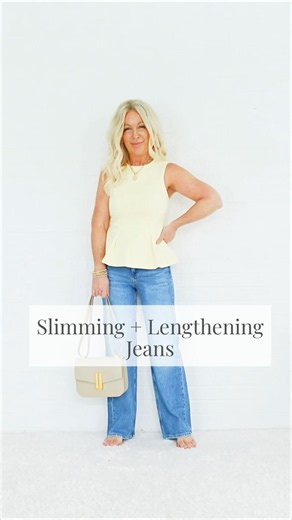 Slimming + Lengthening Jeans #styleafter50