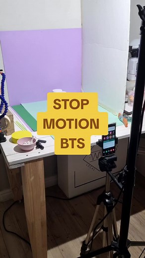 POV: Creating a 10 SEC STOP Motion for your client BE like... 😱 #stopmotion #bts #behindthescene #stopmotiontutorial #videoidea #stopmotionvideo