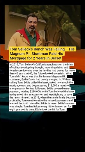 His Ranch Was About to Be Taken—Then a Secret Payment Changed Everything
