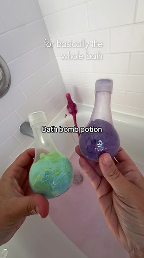 Fun Bath Time with Colorful Bath Bomb Potions