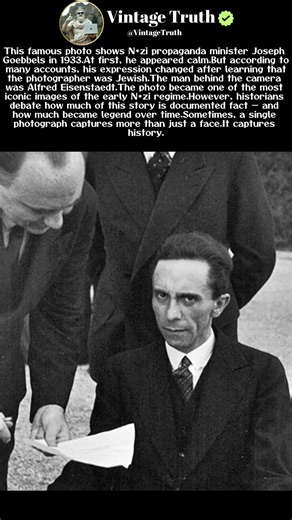 The Moment Joseph Goebbels Realized Who Was Behind #history