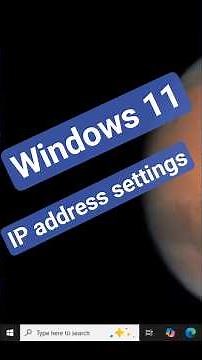 How to Set IP Address in Windows 11 | Step-by-Step tutorial