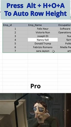 Pro Excel formatting in 20 seconds #excel #exceltips #microsoftoffice