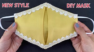 New Style Diy Breathable Lace Mask (S M L) Easy Pattern Sewing Tutorial | P&K Handmade