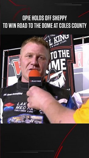 🏁 Mike Spatola thanked Brandon Sheppard for racing him clean in Sunday's Road to the Dome race.