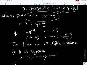 Exercice d’application du théorème de changement de variables sur une intégrale double