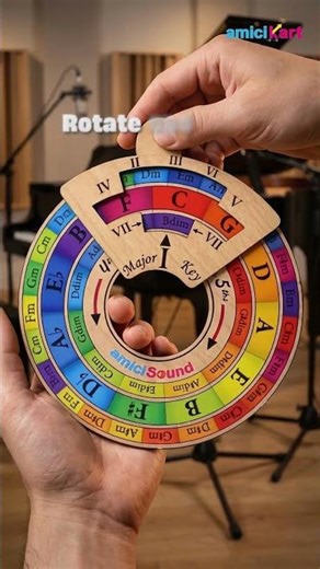 amiciSound Colored Circle of Fifth Wheel