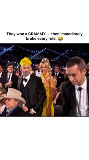 Songs | Music | Lyrics on Instagram: "Most artists thank the crowd. They dropped their pants. 💀🎤 At the 2017 Grammy Awards, Twenty One Pilots didn’t walk on stage to celebrate the win. They walked on stage to remind people why they started. Tyler Joseph and Josh Dun accepted their Grammy in their underwear — not for shock value, not for laughs, but to honor a promise they made years earlier when success was still a distant idea. A reminder that goals sound ridiculous… until they’re real. The r