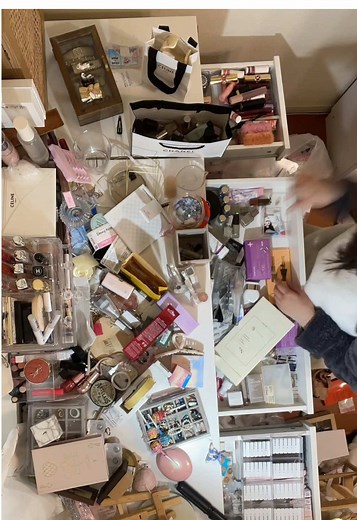 お片付けタイムラプスで簡単整理整頓