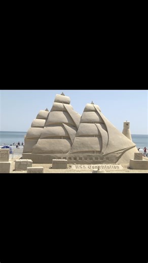 The centerpiece sculpture of the 2017 Revere Beach International Sand Sculpting Competition was inspired by the theme of the Constitution, showcasing the artists’ creativity and skill in bringing this iconic symbol to life using the medium of sand!  Be sure to join us this year from July 19th-21st and see what this year’s center sculpture will be! #sandsculpture #reverebeach #reverebeachinternationalsandsculptingcompetition #sand #beach #featival | RevereTV | Facebook