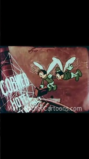 Fleischer Cartoons Best Classic Moment | The Cobweb Hotel (1936) #Shorts | Heritage Cartoons