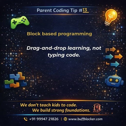 Drag-and-Drop Learning, Not Typing Code