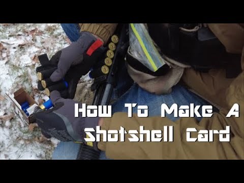 How to Make a Shotshell Card