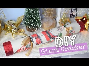 DIY Christmas Cracker | Giant Christmas Cracker | Large Christmas Cracker