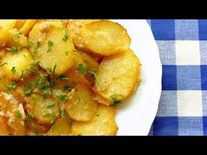 Potatoes in Vinaigrette with Garlic and Parsley - easy appetizers to make