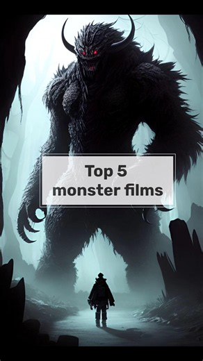 Top 5 Monster Movies You Must Watch! 👹🎬 #monster #kingkong #alien