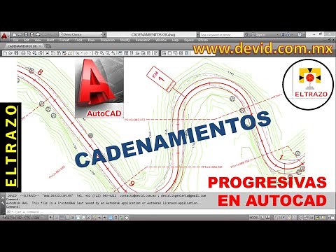CADENAMIENTOS (PROGRESIVAS) EN AUTOCAD